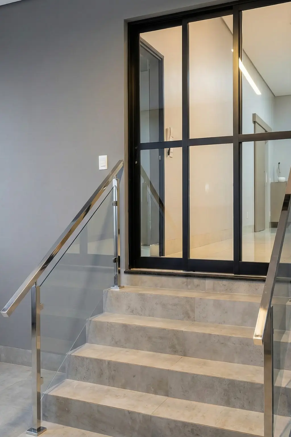 Corrimao Aco Inox Escada Interna Sul De Minas Mg